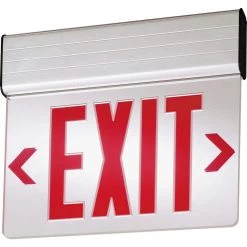 EDG Aluminum LED Emergency Exit Sign by Lithonia Lighting