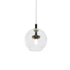 Portofino 8.5-Watt Integrated LED Antique Brass Pendant with 6.5 in. Glass Shade by VONN Lighting
