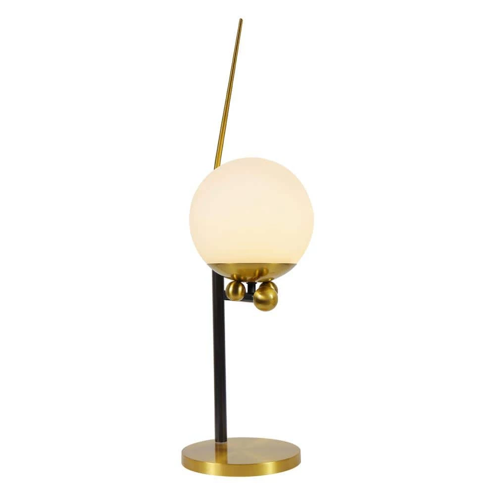 Chianti 21.75 in. Antique Brass Indoor Integrated LED Table Lamp with 4-Way Touch Sensor Base for 3 Step Brightness Mode by VONN Lighting