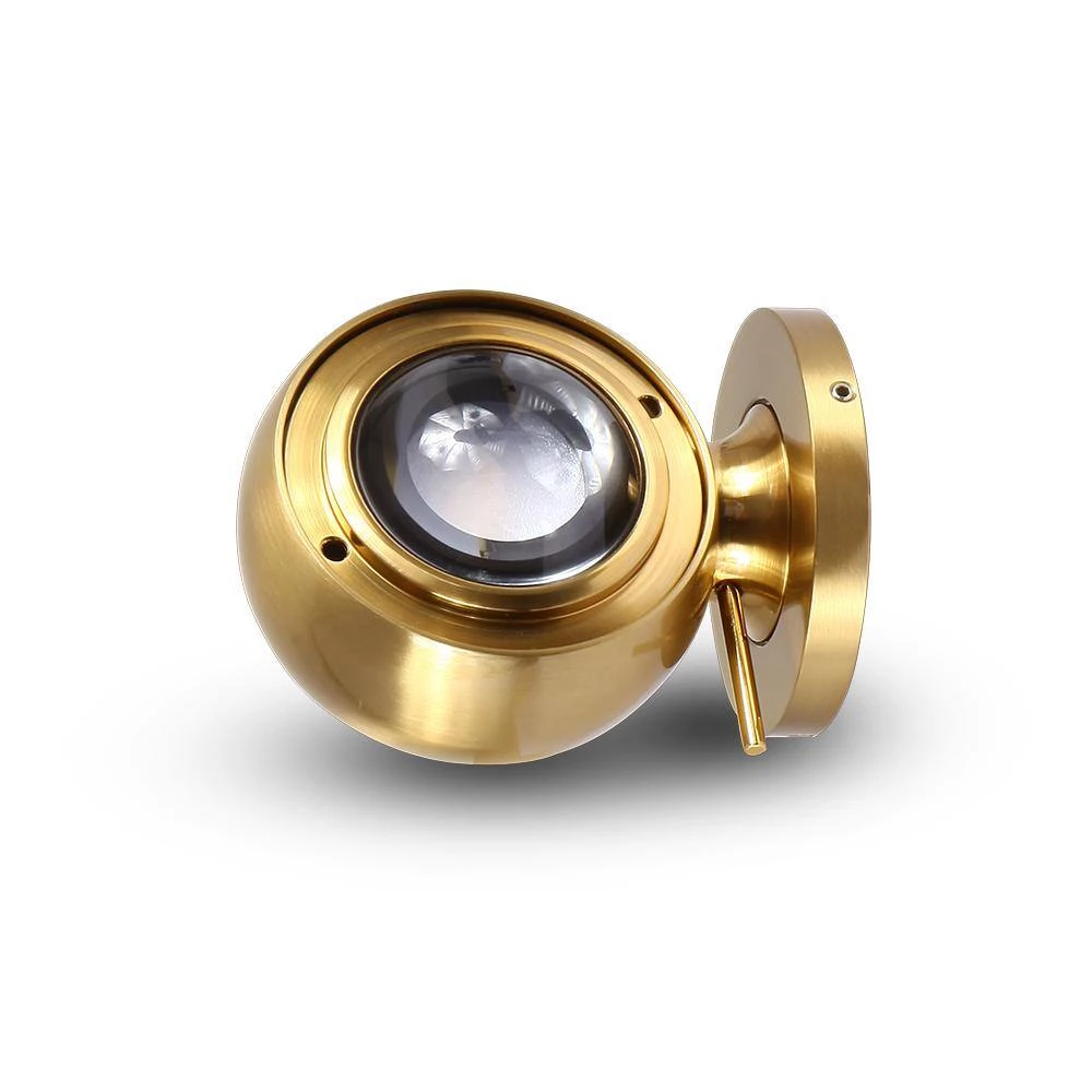 ORBIT 3.25 in. Surface or Wall Mounted Adjustable LED Downlight Dimmable Damp Rated Beam Angle 85 Degree Antique Brass by VONN Lighting - Image 3