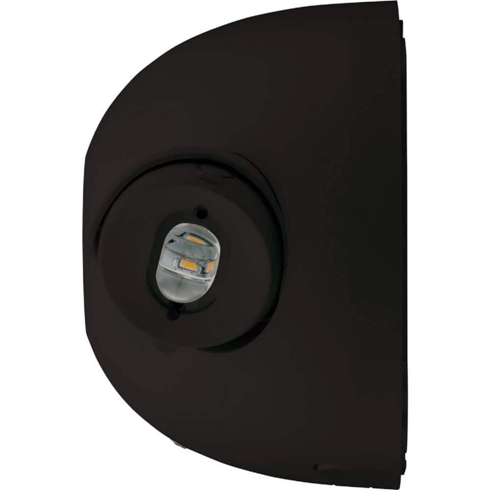 2.4-Watt 120-Volt to 277-Volt Adjustable Head Integrated LED Black Emergency Light by Lithonia Lighting - Image 4