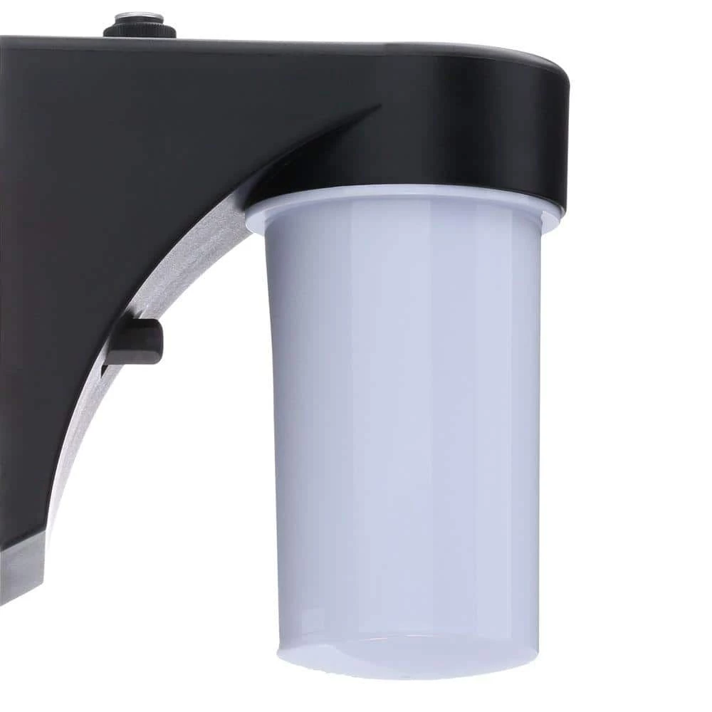 Wall-Mount Outdoor Black Fluorescent Wall Lantern Sconce by Lithonia Lighting - Image 3