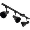4 ft. 3-Lights Black Linear Track Lighting Kit by Lithonia Lighting