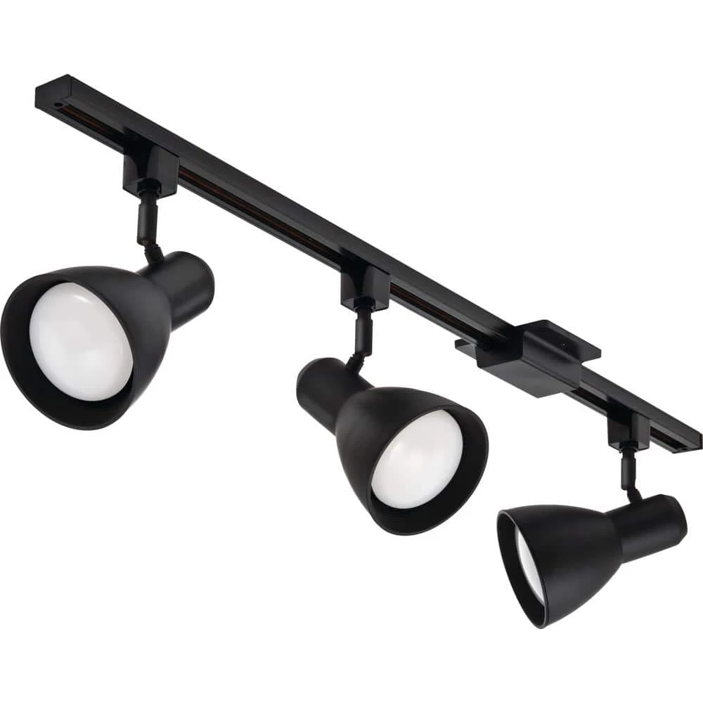 4 ft. 3-Lights Black Linear Track Lighting Kit by Lithonia Lighting - Image 2
