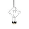 Expression 29-Watt Black Integrated LED Hexagon Pendant Height Adjustable With 6 LED Lights by VONN Lighting