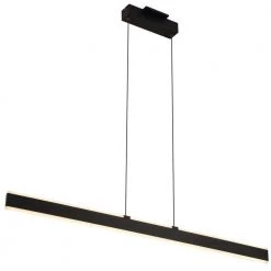 Wezen 48 in. Integrated LED Up-Down Linear Chandelier Lighting Fixture in Black by VONN Lighting