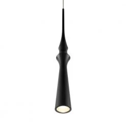 Polaris VMP26710BL 6-Watt Black Integrated LED Pendant With 2.25 in. Wide LED Light by VONN Lighting