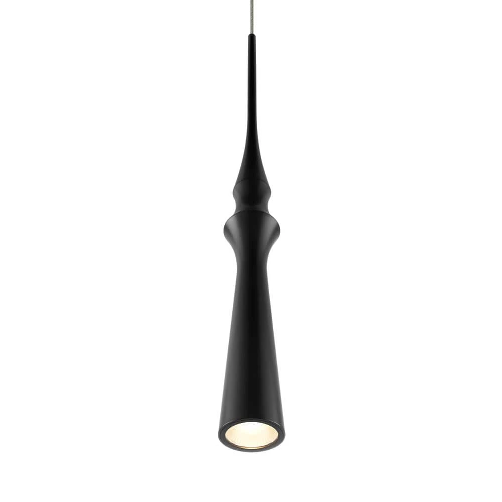 Polaris VMP26710BL 6-Watt Black Integrated LED Pendant With 2.25 in. Wide LED Light by VONN Lighting
