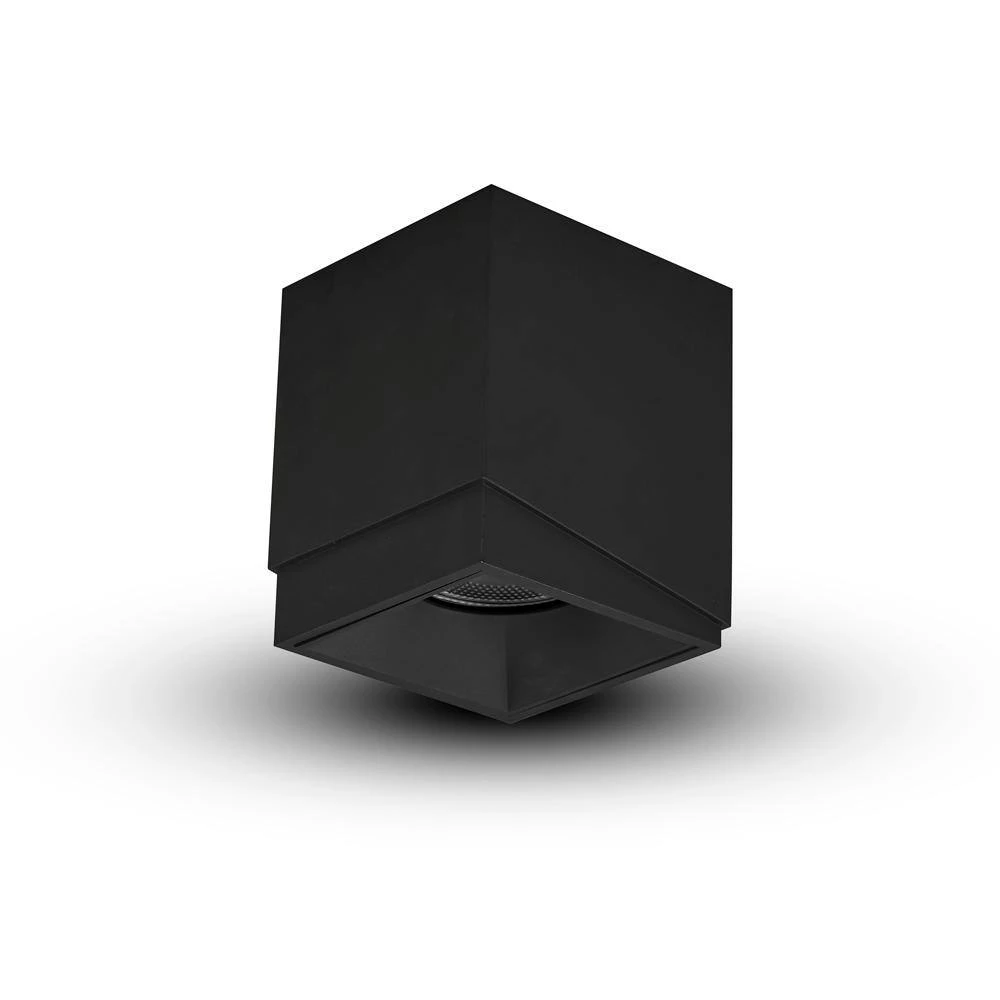 Node 3.25 in. 1-Light Surface LED Downlight Dimmable 100-277V Beam Angle 33 Degree Black 3000K Flush Mount by VONN Lighting - Image 9