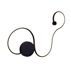 Sirius 32 in. 18-Watt Black Integrated LED Sconce by VONN Lighting