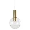 Sienna 5 in. Integrated LED Pendant Lighting Fixture with Globe Shade, Brass by VONN Lighting