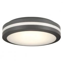 Bronze Outdoor Integrated LED Decorative Flush Mount by Lithonia Lighting