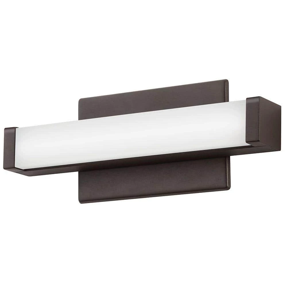 Contemporary Square Vanity 17-Watt Bronze Integrated LED Sconce by Lithonia Lighting - Image 2
