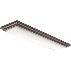 Vanderlyn 4 ft. Brown LED Flush Mount by Lithonia Lighting