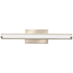 21.44 in. Brushed Nickel LED Vanity Light Bar Switchable Light Color by Lithonia Lighting