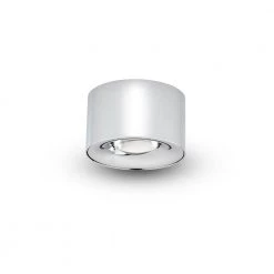 NODE 3.25 in. Surface LED Downlight Dimmable Damp Rated Beam Angle 85 Degree 3000K Chrome by VONN Lighting