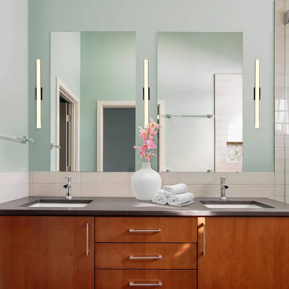 Procyon VMW11024CH 24 in. Chrome LED Vanity and Bathroom Lighting Fixture AC LED ADA Compliant by VONN Lighting - Image 4