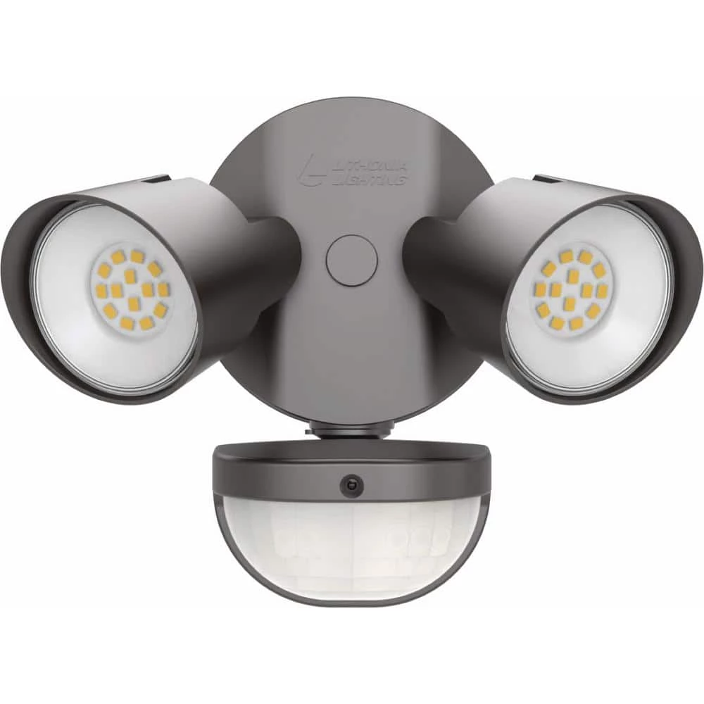 Contractor Select HGX Dark Bronze Motion Activated Outdoor Integrated LED Flood Light by Lithonia Lighting - Image 6