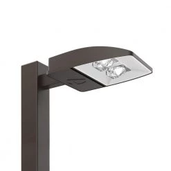 Contractor Select 250- Watt Equivalent Integrated LED Dark Bronze Weather Resistant Area Light, 5000K by Lithonia Lighting