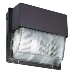 Bronze Outdoor Integrated LED 5000K Wall Pack Light by Lithonia Lighting