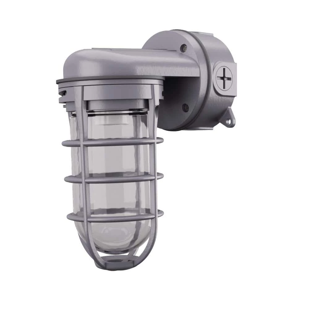 150W Incandescent Utility Vapor Tight Wall Lantern Sconce Fixture by Lithonia Lighting - Image 9