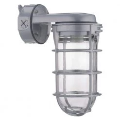 150W Incandescent Utility Vapor Tight Wall Lantern Sconce Fixture by Lithonia Lighting
