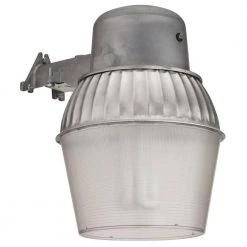 65-Watt CFL Wall-Mount Outdoor Gray Fluorescent Area Light by Lithonia Lighting