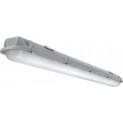 Contractor Select Selectable CSVT 4.19 ft. 64-Watt Equivalent Integrated LED Gray Strip Light Fixture by Lithonia Lighting