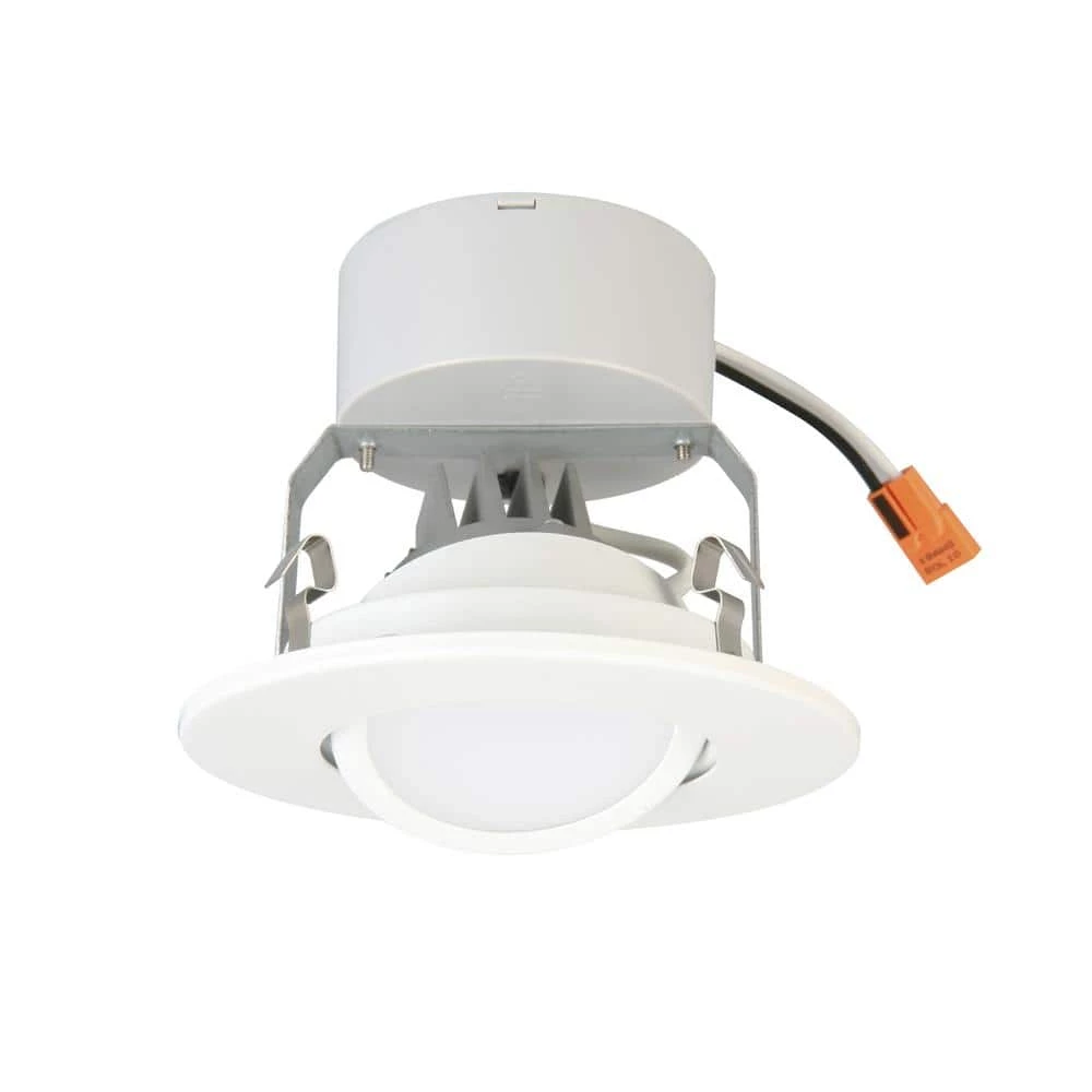 4 in. Matte White Recessed Gimbal LED Module (2700K) by Lithonia Lighting - Image 4