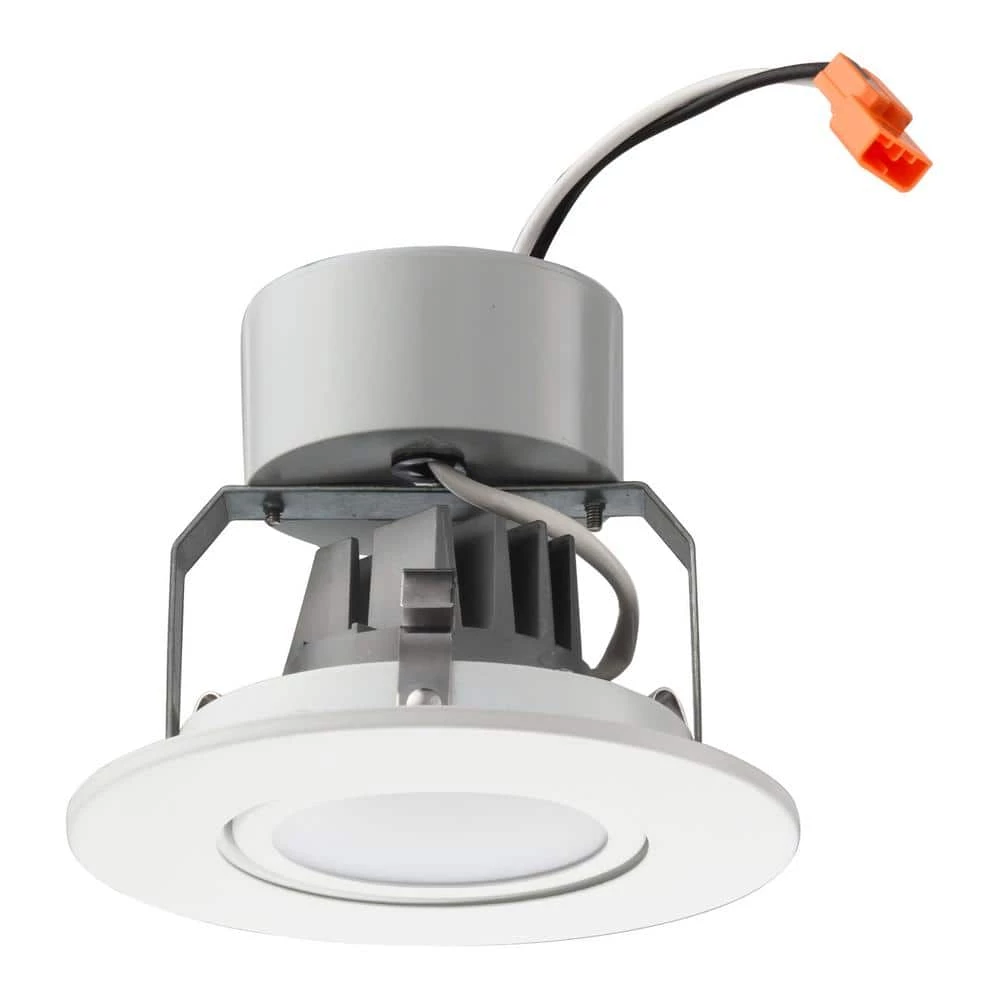4 in. Matte White Recessed Gimbal LED Module (2700K) by Lithonia Lighting - Image 3