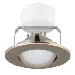 4 in. Oil Rubbed Bronze Recessed Gimbal LED Module (3000K) by Lithonia Lighting