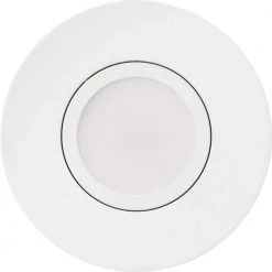 OneUp 6 in. Canless 3000K New Construction or Remodel Dimmable Integrated LED Recessed Light Kit with White Gimbal Trim by Lithonia Lighting