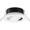 3 in. 3000K New Construction or Remodel Matte White Recessed Integrated LED Gimbal Kit by Lithonia Lighting