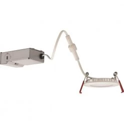 WF3 Wafer 3 in. White 2700K New Construction or Remodel Wet Location Recessed Integrated LED Kit by Lithonia Lighting