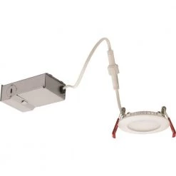 WF3 Wafer 3 in. White Integrated LED Recessed Kit 3000K by Lithonia Lighting