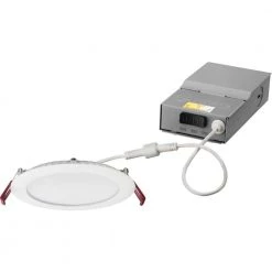 6 in. Selectable CCT New Construction/Remodel White Recessed Integrated LED Kit by Lithonia Lighting