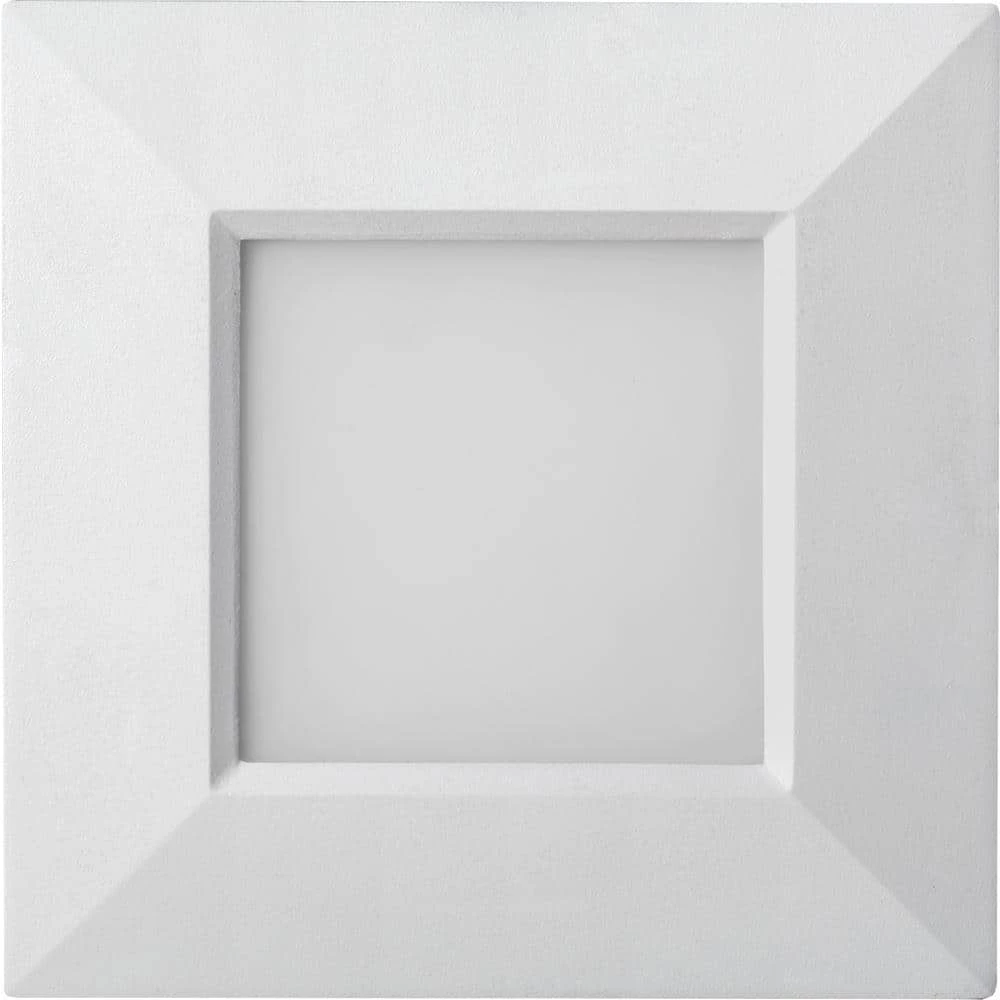 6 in. Wafer Square Smooth White Selectable New Construction/Remodel Integrated LED Recessed Kit by Lithonia Lighting - Image 2
