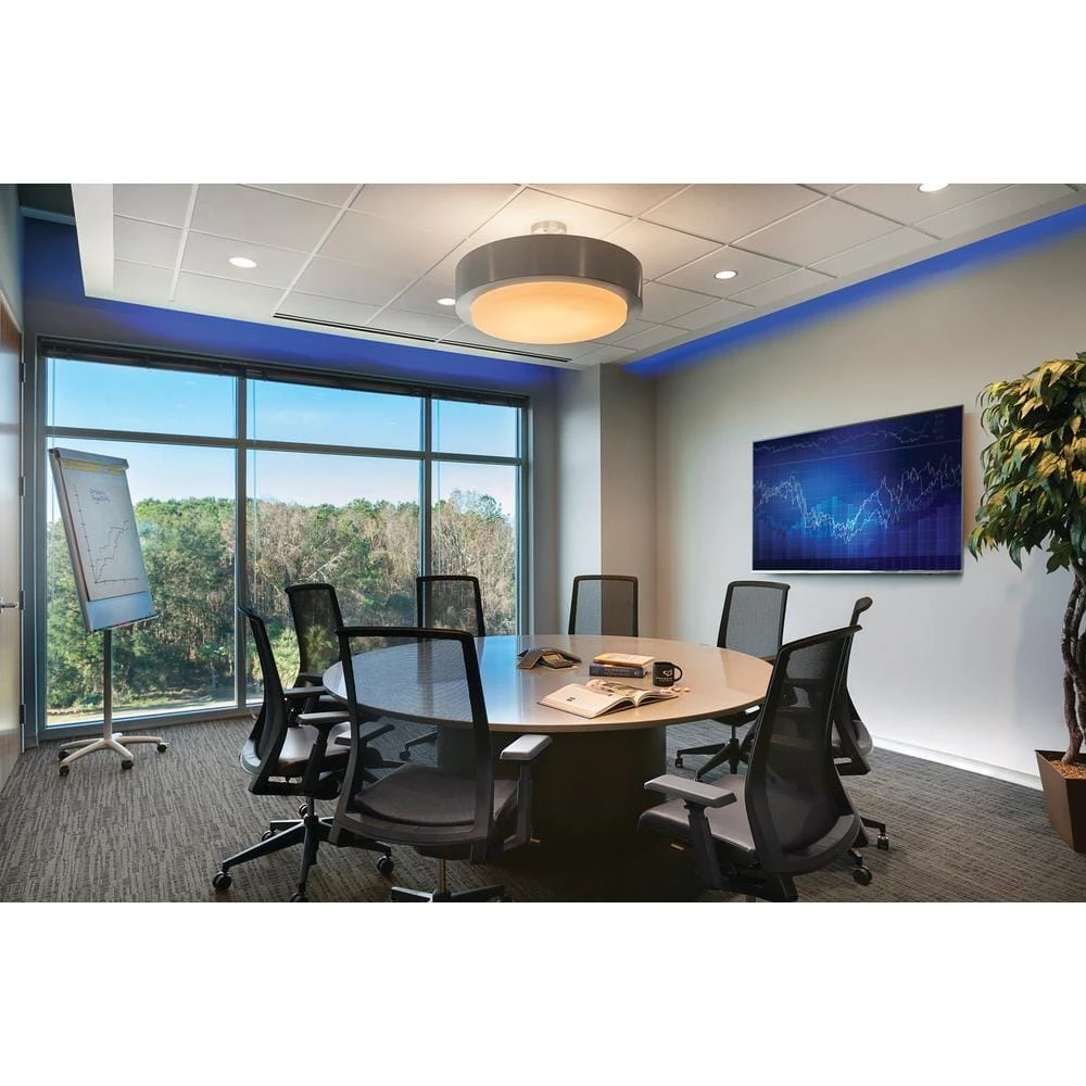 Contractor Select E-Series 4 in. 2700K Warm White Integrated LED 720 Lumens Recessed Retrofit Baffle Trim by Lithonia Lighting - Image 8