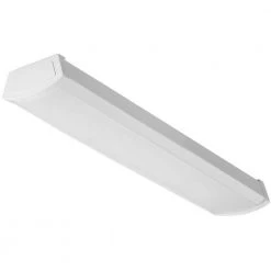 Contractor Select FMLWL 2 ft. 3000 Lumens Integrated LED Dimmable White Low Profile LED Wraparound Light 4000K by Lithonia Lighting