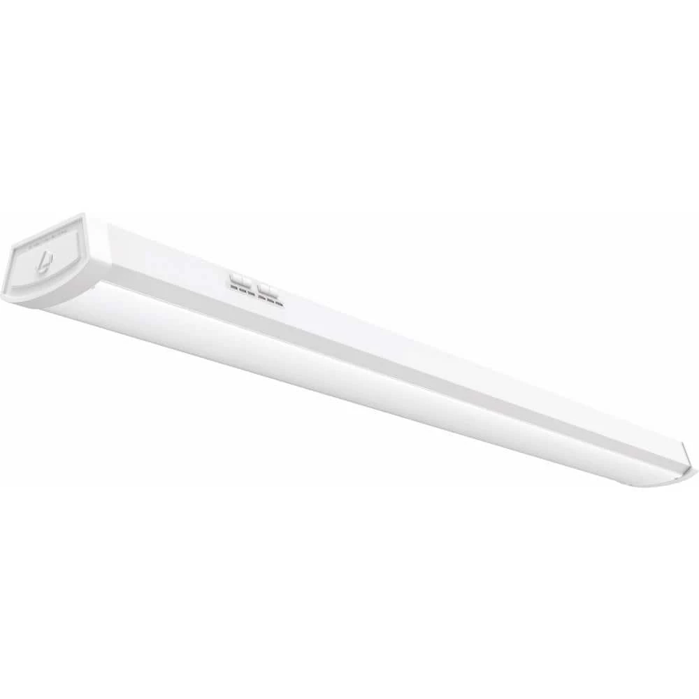 4 ft. 2000/3000/4000 Lumens Integrated LED White Low Profile Wraparound Light Fixture, 3000K/4000K/5000K by Lithonia Lighting