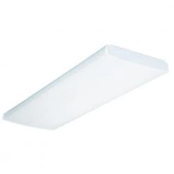 LB 2 32 120 RE 2-Light Fluorescent Wraparound for Residential Use by Lithonia Lighting