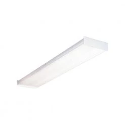 SB 4 32 120 1/4 GESB 4 ft. Fluorescent Wraparound Lens Ceiling Fixture by Lithonia Lighting