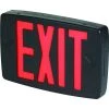 Quantum Black Thermoplastic LED Emergency Exit Sign by Lithonia Lighting