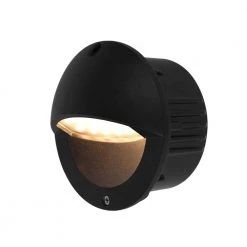 3-Watt 5 in. Low Voltage Black Outdoor Integrated LED Step Landscape Path Light 3000K by VONN Lighting