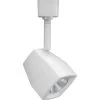 Matte White Integrated LED Linear Track Step Head Light Fixture by Lithonia Lighting