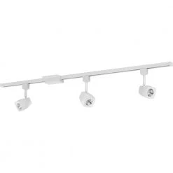 LTIKSQ LED 4 ft. 3-Light Matte White Integrated LED Linear Track Lighting Kit by Lithonia Lighting