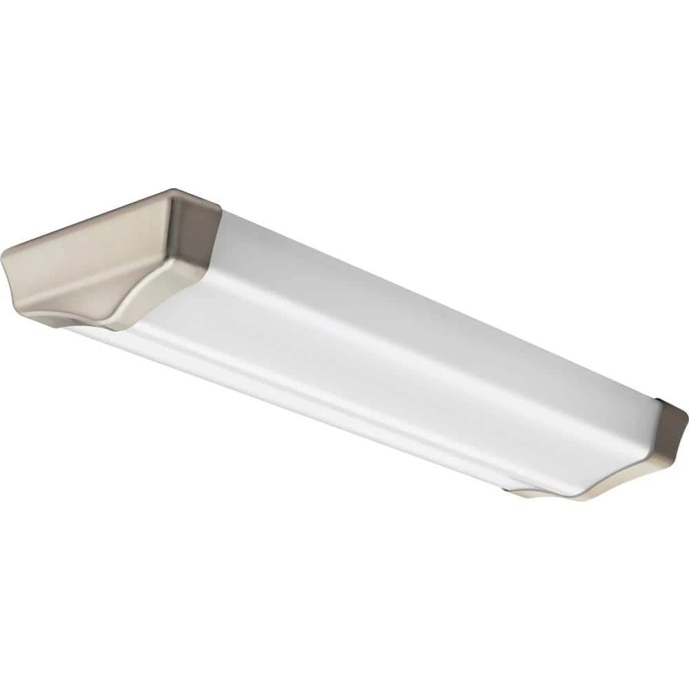 Bouldercrest 2 ft. Brushed Nickel LED Decorative Linear Flush Mount by Lithonia Lighting - Image 3