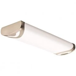 Boomerang 2 ft. Brushed Nickel LED Decorative Linear Flush Mount by Lithonia Lighting