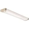 Boomerang 4 ft. Brushed Nickel LED Decorative Linear Flush Mount by Lithonia Lighting
