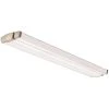 Retro 4 ft. Brushed Nickel LED Decorative Linear Flush Mount by Lithonia Lighting